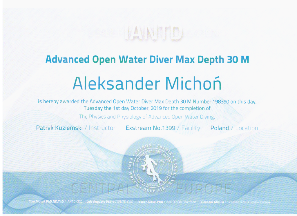 Advanced Open Water Diver