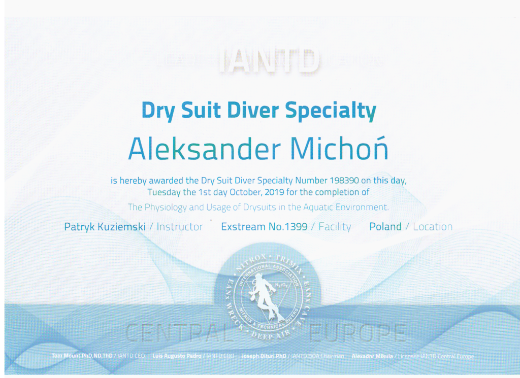 Dry Suit Diver Speciality